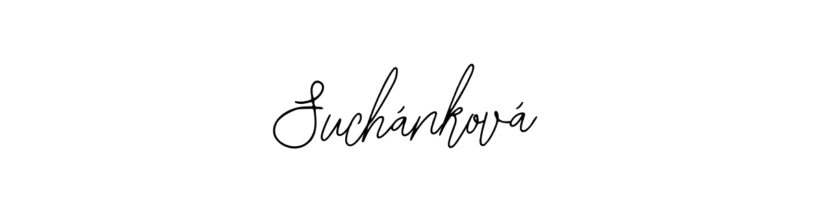 Use a signature maker to create a handwritten signature online. With this signature software, you can design (Bearetta-2O07w) your own signature for name Suchánková. Suchánková signature style 12 images and pictures png