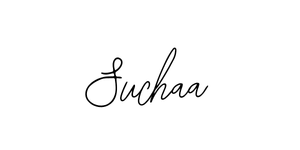 Design your own signature with our free online signature maker. With this signature software, you can create a handwritten (Bearetta-2O07w) signature for name Suchaa. Suchaa signature style 12 images and pictures png