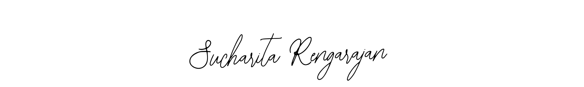 How to make Sucharita Rengarajan name signature. Use Bearetta-2O07w style for creating short signs online. This is the latest handwritten sign. Sucharita Rengarajan signature style 12 images and pictures png