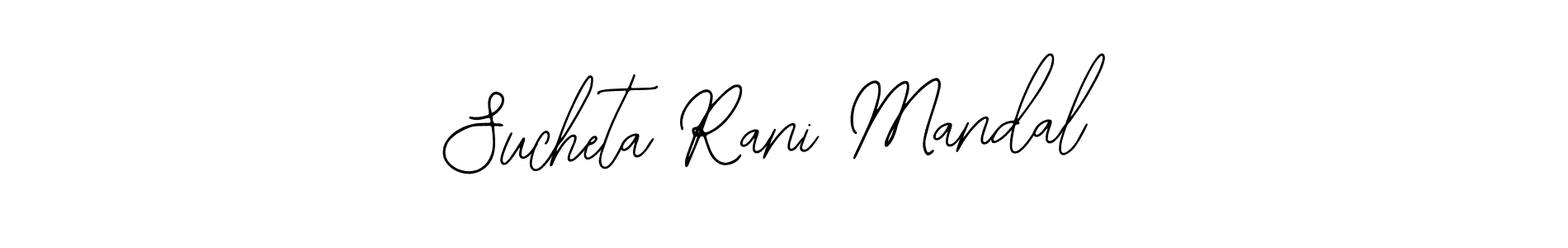 Also You can easily find your signature by using the search form. We will create Sucheta Rani Mandal name handwritten signature images for you free of cost using Bearetta-2O07w sign style. Sucheta Rani Mandal signature style 12 images and pictures png