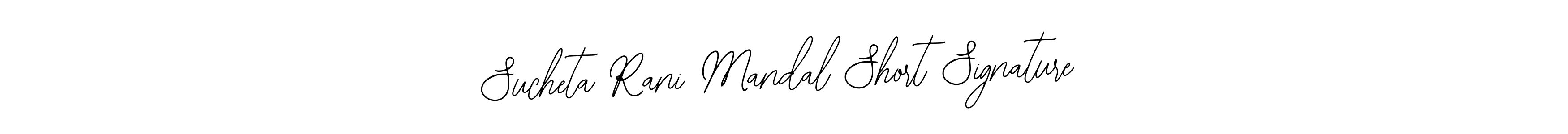 Create a beautiful signature design for name Sucheta Rani Mandal Short Signature. With this signature (Bearetta-2O07w) fonts, you can make a handwritten signature for free. Sucheta Rani Mandal Short Signature signature style 12 images and pictures png