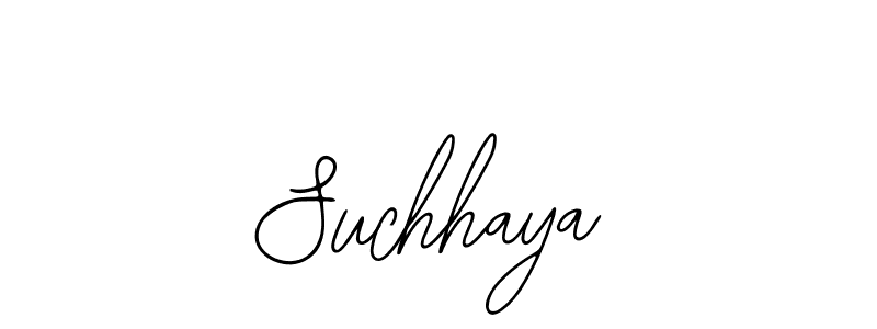 How to make Suchhaya name signature. Use Bearetta-2O07w style for creating short signs online. This is the latest handwritten sign. Suchhaya signature style 12 images and pictures png