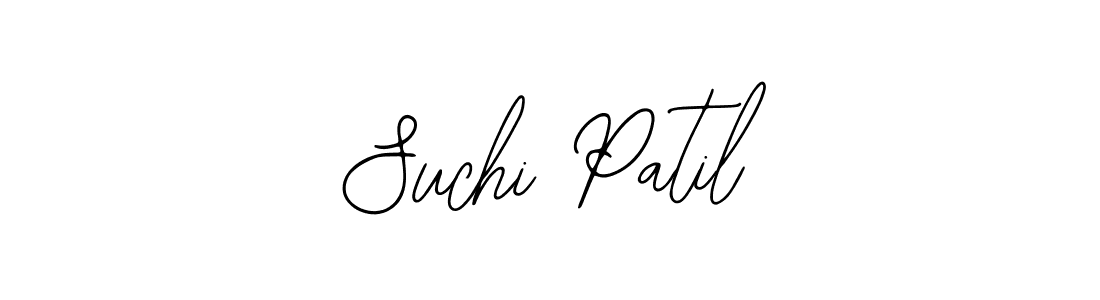 You should practise on your own different ways (Bearetta-2O07w) to write your name (Suchi Patil) in signature. don't let someone else do it for you. Suchi Patil signature style 12 images and pictures png