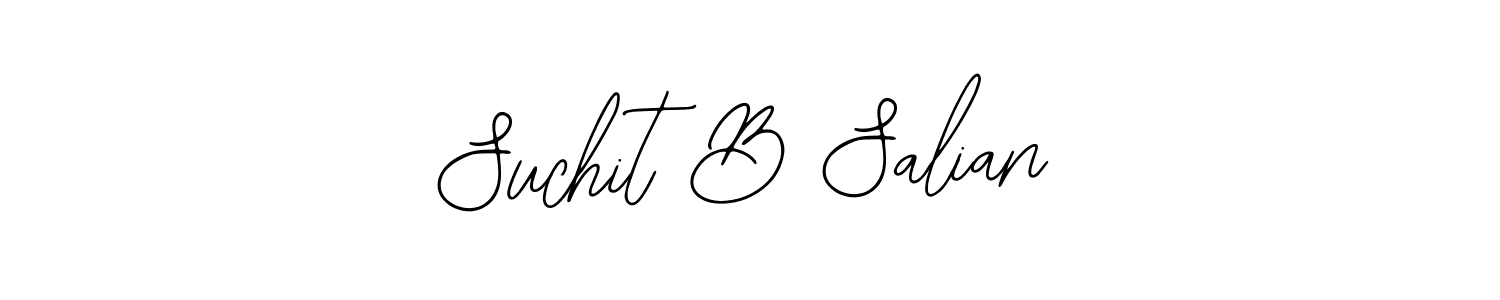 Also we have Suchit B Salian name is the best signature style. Create professional handwritten signature collection using Bearetta-2O07w autograph style. Suchit B Salian signature style 12 images and pictures png