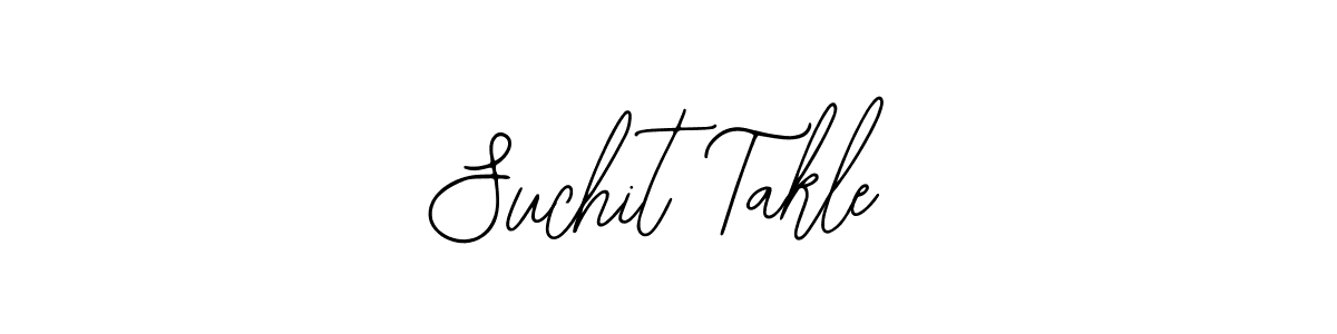 How to make Suchit Takle name signature. Use Bearetta-2O07w style for creating short signs online. This is the latest handwritten sign. Suchit Takle signature style 12 images and pictures png