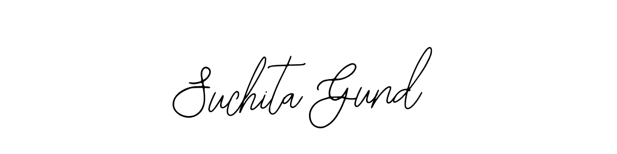 Use a signature maker to create a handwritten signature online. With this signature software, you can design (Bearetta-2O07w) your own signature for name Suchita Gund. Suchita Gund signature style 12 images and pictures png
