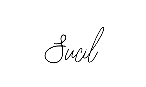 Use a signature maker to create a handwritten signature online. With this signature software, you can design (Bearetta-2O07w) your own signature for name Sucil. Sucil signature style 12 images and pictures png