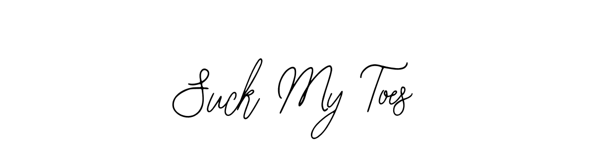 Suck My Toes stylish signature style. Best Handwritten Sign (Bearetta-2O07w) for my name. Handwritten Signature Collection Ideas for my name Suck My Toes. Suck My Toes signature style 12 images and pictures png