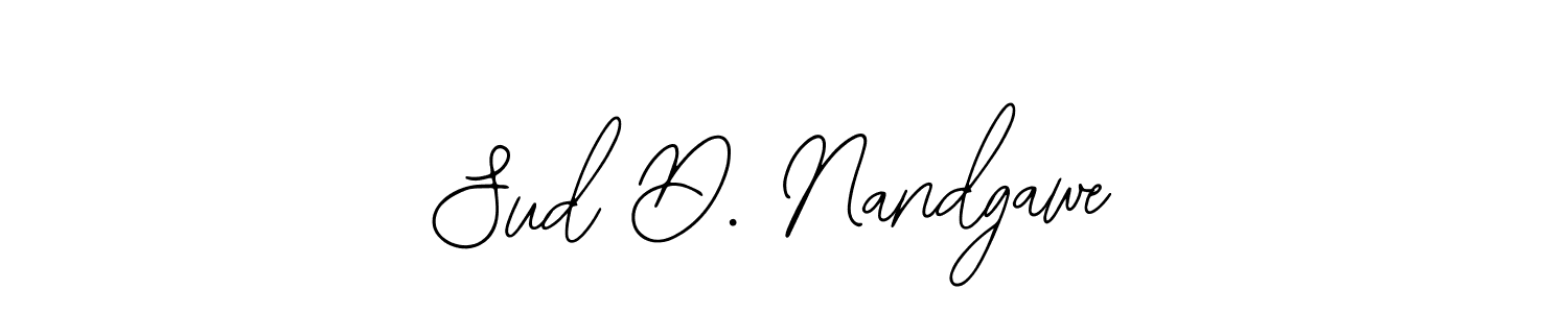 Make a beautiful signature design for name Sud D. Nandgawe. Use this online signature maker to create a handwritten signature for free. Sud D. Nandgawe signature style 12 images and pictures png