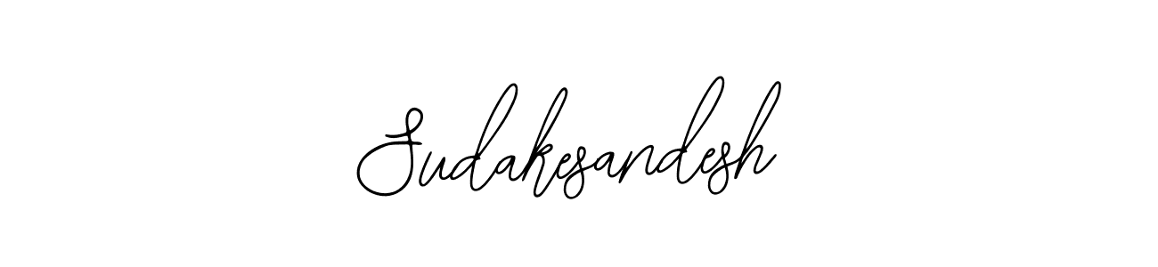 Sudakesandesh stylish signature style. Best Handwritten Sign (Bearetta-2O07w) for my name. Handwritten Signature Collection Ideas for my name Sudakesandesh. Sudakesandesh signature style 12 images and pictures png