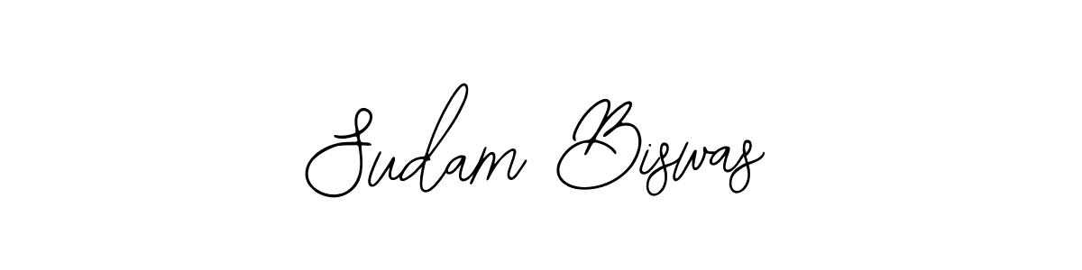 You should practise on your own different ways (Bearetta-2O07w) to write your name (Sudam Biswas) in signature. don't let someone else do it for you. Sudam Biswas signature style 12 images and pictures png