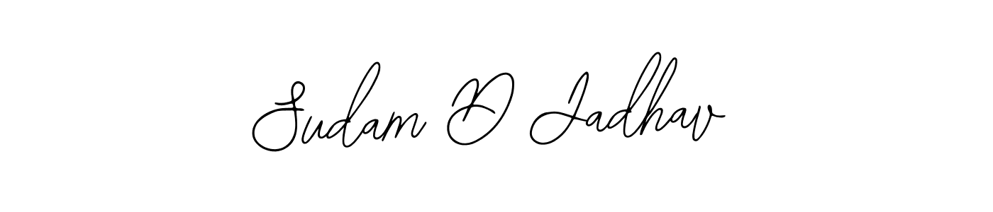 This is the best signature style for the Sudam D Jadhav name. Also you like these signature font (Bearetta-2O07w). Mix name signature. Sudam D Jadhav signature style 12 images and pictures png
