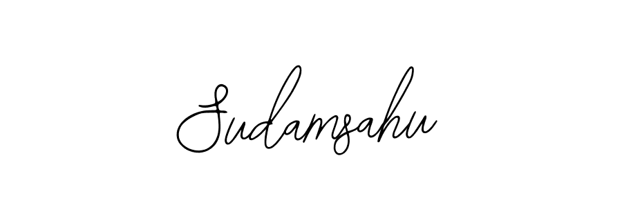 The best way (Bearetta-2O07w) to make a short signature is to pick only two or three words in your name. The name Sudamsahu include a total of six letters. For converting this name. Sudamsahu signature style 12 images and pictures png