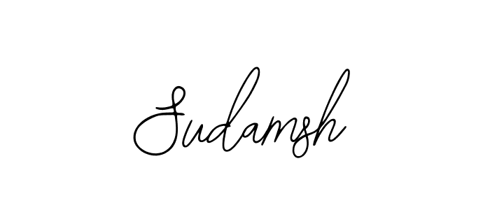 Design your own signature with our free online signature maker. With this signature software, you can create a handwritten (Bearetta-2O07w) signature for name Sudamsh. Sudamsh signature style 12 images and pictures png