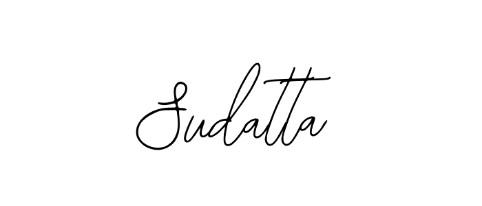 Use a signature maker to create a handwritten signature online. With this signature software, you can design (Bearetta-2O07w) your own signature for name Sudatta. Sudatta signature style 12 images and pictures png