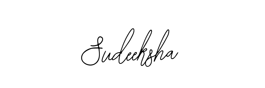 Use a signature maker to create a handwritten signature online. With this signature software, you can design (Bearetta-2O07w) your own signature for name Sudeeksha. Sudeeksha signature style 12 images and pictures png