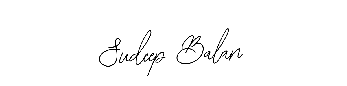 Use a signature maker to create a handwritten signature online. With this signature software, you can design (Bearetta-2O07w) your own signature for name Sudeep Balan. Sudeep Balan signature style 12 images and pictures png