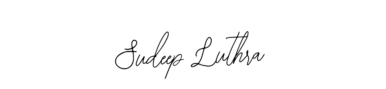 This is the best signature style for the Sudeep Luthra name. Also you like these signature font (Bearetta-2O07w). Mix name signature. Sudeep Luthra signature style 12 images and pictures png