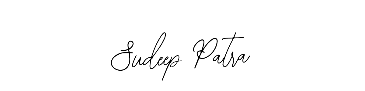 The best way (Bearetta-2O07w) to make a short signature is to pick only two or three words in your name. The name Sudeep Patra include a total of six letters. For converting this name. Sudeep Patra signature style 12 images and pictures png