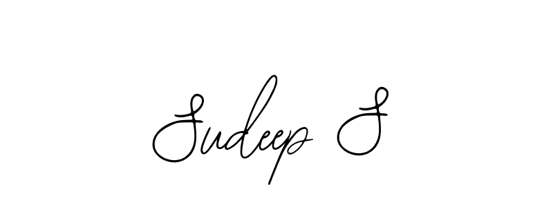 Also You can easily find your signature by using the search form. We will create Sudeep S name handwritten signature images for you free of cost using Bearetta-2O07w sign style. Sudeep S signature style 12 images and pictures png