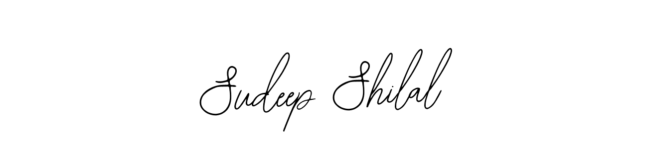 Bearetta-2O07w is a professional signature style that is perfect for those who want to add a touch of class to their signature. It is also a great choice for those who want to make their signature more unique. Get Sudeep Shilal name to fancy signature for free. Sudeep Shilal signature style 12 images and pictures png