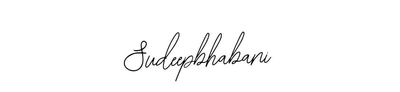 Bearetta-2O07w is a professional signature style that is perfect for those who want to add a touch of class to their signature. It is also a great choice for those who want to make their signature more unique. Get Sudeepbhabani name to fancy signature for free. Sudeepbhabani signature style 12 images and pictures png