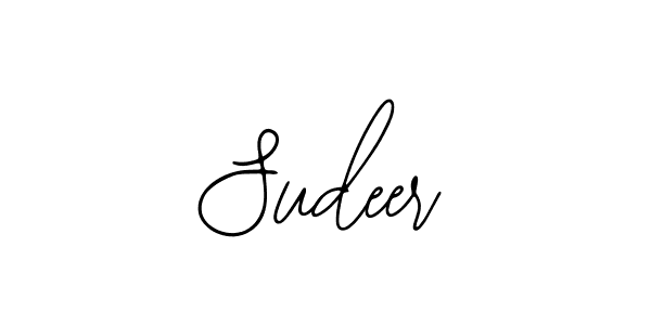 How to make Sudeer signature? Bearetta-2O07w is a professional autograph style. Create handwritten signature for Sudeer name. Sudeer signature style 12 images and pictures png