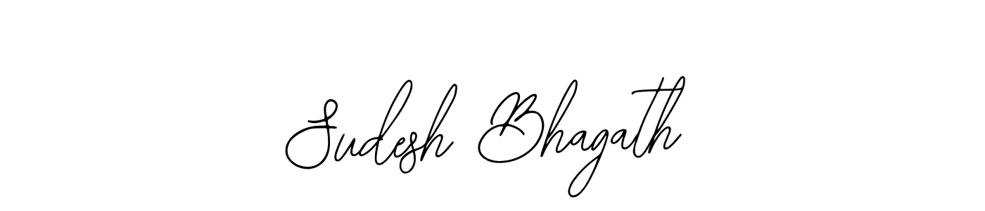 Make a beautiful signature design for name Sudesh Bhagath. Use this online signature maker to create a handwritten signature for free. Sudesh Bhagath signature style 12 images and pictures png