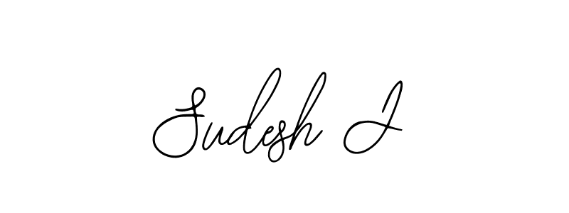 Also You can easily find your signature by using the search form. We will create Sudesh J name handwritten signature images for you free of cost using Bearetta-2O07w sign style. Sudesh J signature style 12 images and pictures png