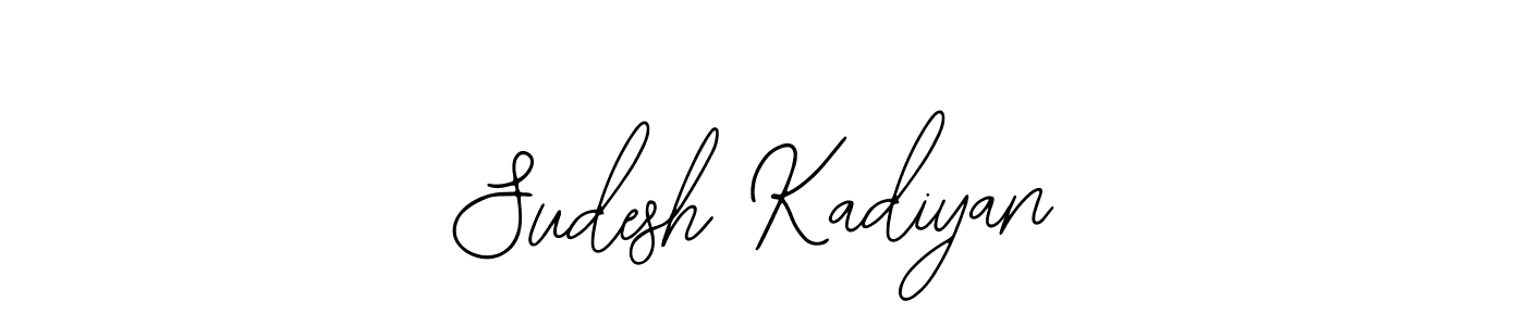 Make a beautiful signature design for name Sudesh Kadiyan. Use this online signature maker to create a handwritten signature for free. Sudesh Kadiyan signature style 12 images and pictures png