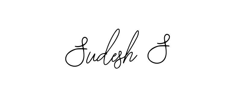 This is the best signature style for the Sudesh S name. Also you like these signature font (Bearetta-2O07w). Mix name signature. Sudesh S signature style 12 images and pictures png