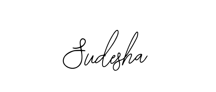 Use a signature maker to create a handwritten signature online. With this signature software, you can design (Bearetta-2O07w) your own signature for name Sudesha. Sudesha signature style 12 images and pictures png