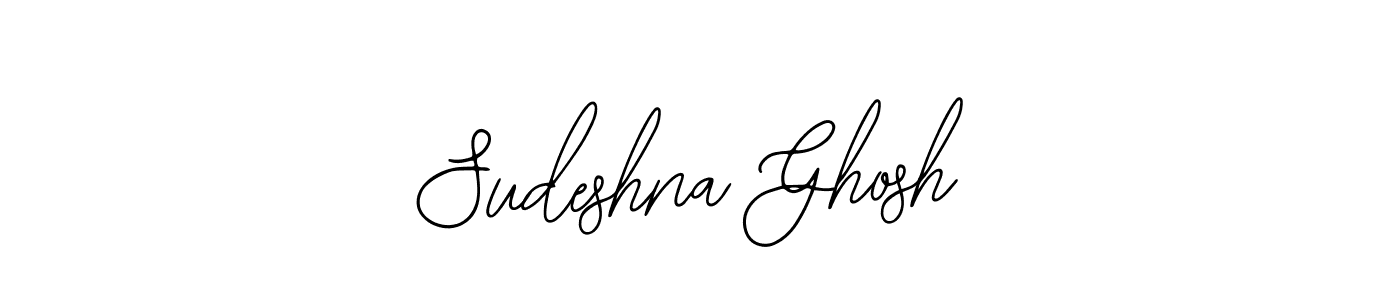 You should practise on your own different ways (Bearetta-2O07w) to write your name (Sudeshna Ghosh) in signature. don't let someone else do it for you. Sudeshna Ghosh signature style 12 images and pictures png