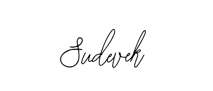 Create a beautiful signature design for name Sudevek. With this signature (Bearetta-2O07w) fonts, you can make a handwritten signature for free. Sudevek signature style 12 images and pictures png