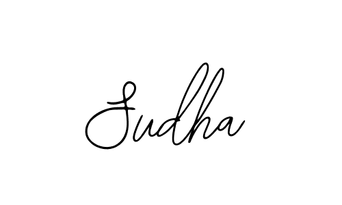 How to make Sudha name signature. Use Bearetta-2O07w style for creating short signs online. This is the latest handwritten sign. Sudha signature style 12 images and pictures png