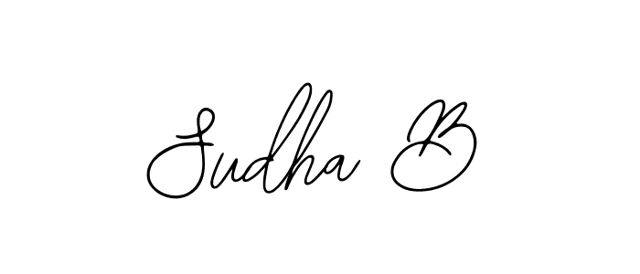 Make a short Sudha B signature style. Manage your documents anywhere anytime using Bearetta-2O07w. Create and add eSignatures, submit forms, share and send files easily. Sudha B signature style 12 images and pictures png