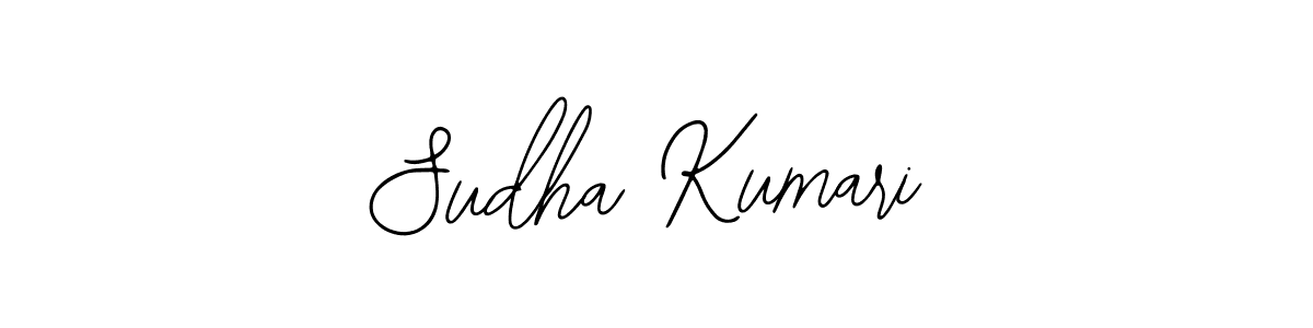 How to make Sudha Kumari name signature. Use Bearetta-2O07w style for creating short signs online. This is the latest handwritten sign. Sudha Kumari signature style 12 images and pictures png