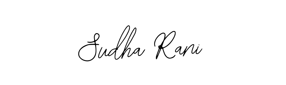 How to make Sudha Rani signature? Bearetta-2O07w is a professional autograph style. Create handwritten signature for Sudha Rani name. Sudha Rani signature style 12 images and pictures png