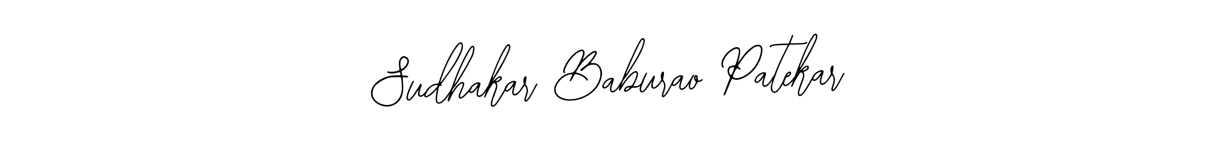 Make a beautiful signature design for name Sudhakar Baburao Patekar. With this signature (Bearetta-2O07w) style, you can create a handwritten signature for free. Sudhakar Baburao Patekar signature style 12 images and pictures png