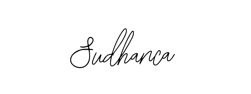 How to make Sudhanca name signature. Use Bearetta-2O07w style for creating short signs online. This is the latest handwritten sign. Sudhanca signature style 12 images and pictures png