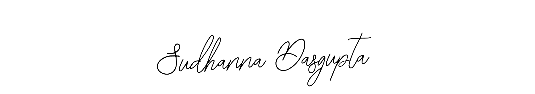 How to make Sudhanna Dasgupta name signature. Use Bearetta-2O07w style for creating short signs online. This is the latest handwritten sign. Sudhanna Dasgupta signature style 12 images and pictures png