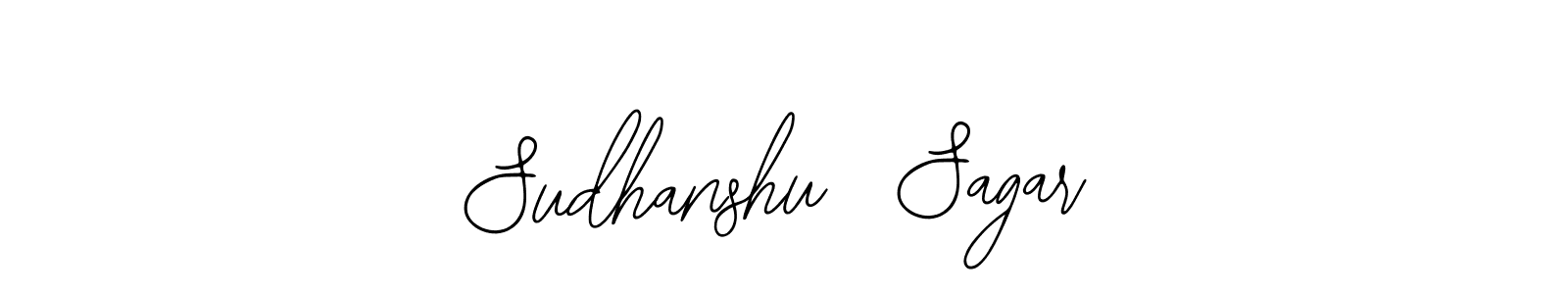 Design your own signature with our free online signature maker. With this signature software, you can create a handwritten (Bearetta-2O07w) signature for name Sudhanshu  Sagar. Sudhanshu  Sagar signature style 12 images and pictures png
