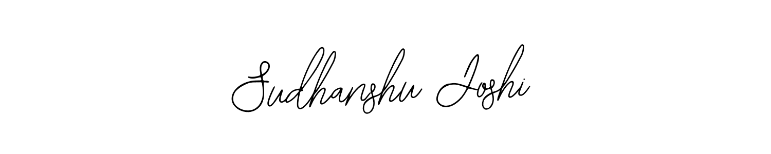 Design your own signature with our free online signature maker. With this signature software, you can create a handwritten (Bearetta-2O07w) signature for name Sudhanshu Joshi. Sudhanshu Joshi signature style 12 images and pictures png