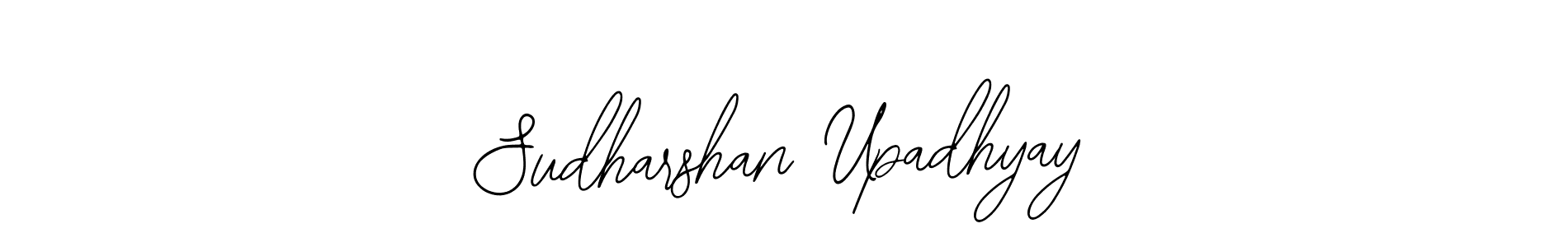 You should practise on your own different ways (Bearetta-2O07w) to write your name (Sudharshan Upadhyay) in signature. don't let someone else do it for you. Sudharshan Upadhyay signature style 12 images and pictures png