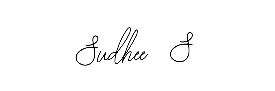 Sudhee  S stylish signature style. Best Handwritten Sign (Bearetta-2O07w) for my name. Handwritten Signature Collection Ideas for my name Sudhee  S. Sudhee  S signature style 12 images and pictures png