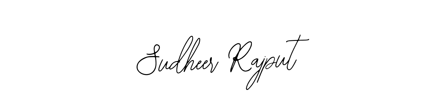 How to make Sudheer Rajput name signature. Use Bearetta-2O07w style for creating short signs online. This is the latest handwritten sign. Sudheer Rajput signature style 12 images and pictures png