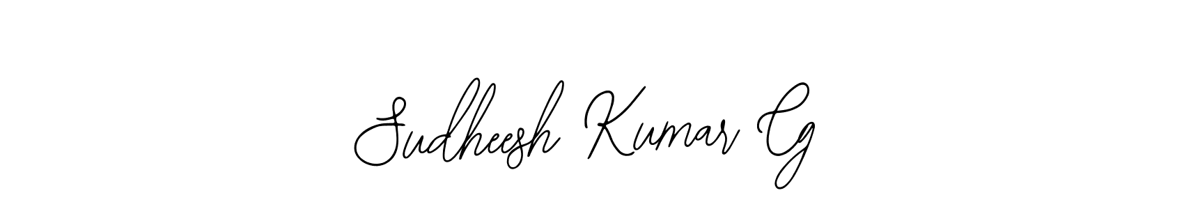 How to make Sudheesh Kumar Cg name signature. Use Bearetta-2O07w style for creating short signs online. This is the latest handwritten sign. Sudheesh Kumar Cg signature style 12 images and pictures png