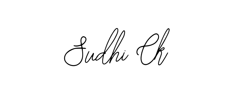How to Draw Sudhi Ck signature style? Bearetta-2O07w is a latest design signature styles for name Sudhi Ck. Sudhi Ck signature style 12 images and pictures png