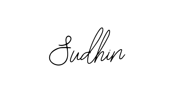 Make a beautiful signature design for name Sudhin. With this signature (Bearetta-2O07w) style, you can create a handwritten signature for free. Sudhin signature style 12 images and pictures png