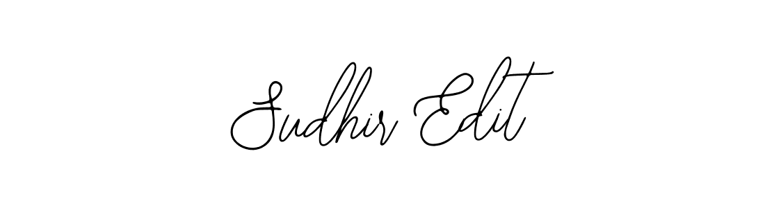 How to Draw Sudhir Edit signature style? Bearetta-2O07w is a latest design signature styles for name Sudhir Edit. Sudhir Edit signature style 12 images and pictures png